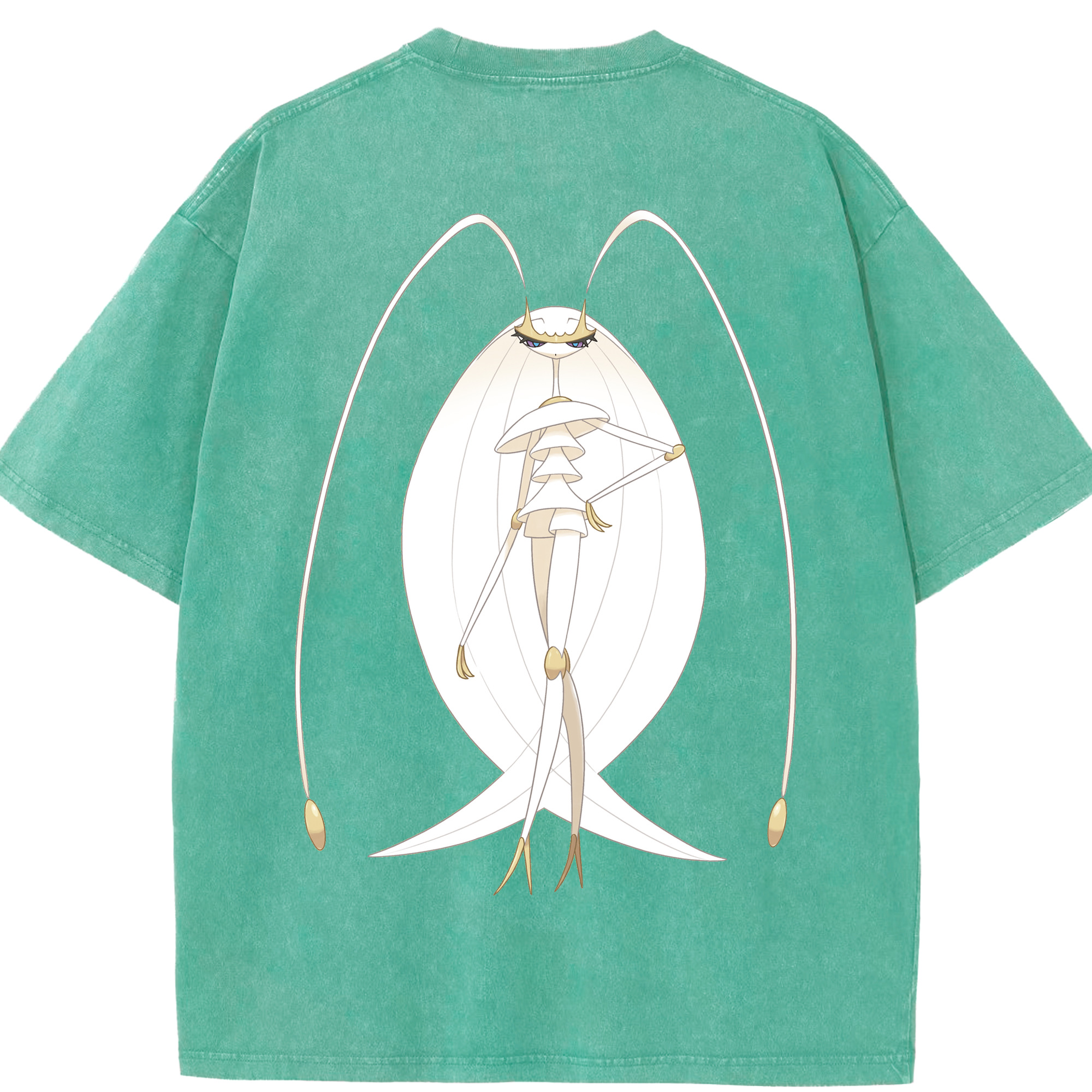 （画像用） ポケットモンスター Pokémon 綿100% ヴィンテージ風 半袖Tシャツ（背面プリント）